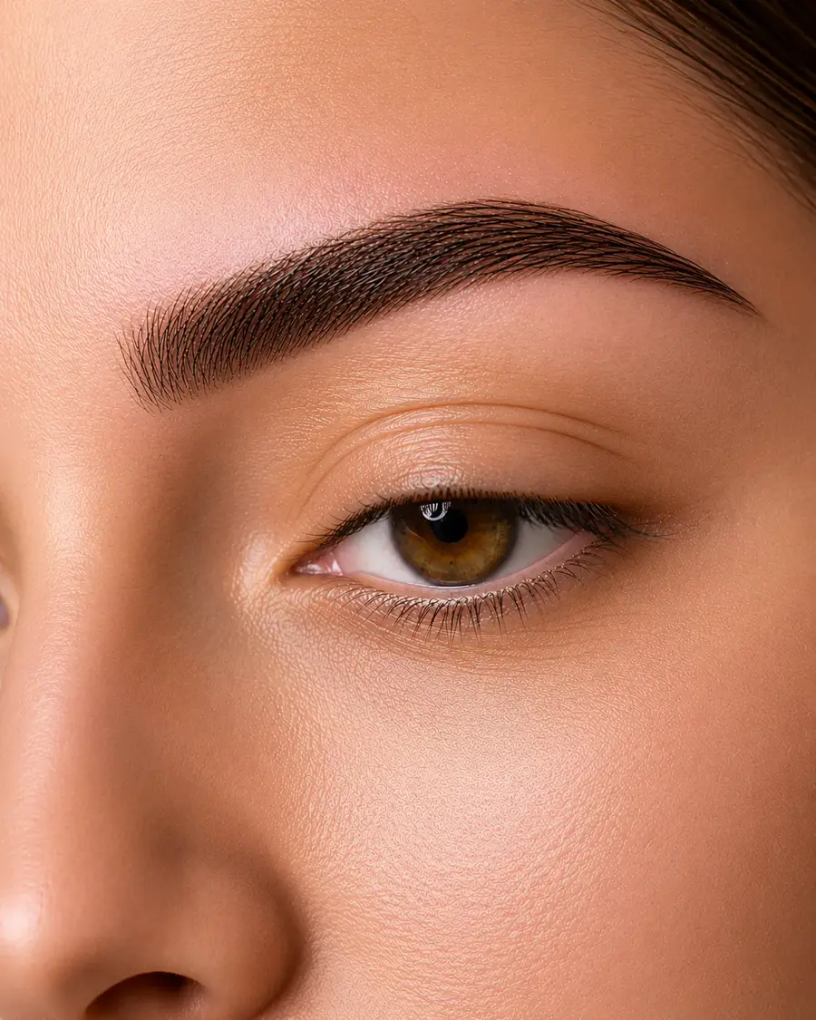 Fully healed brows